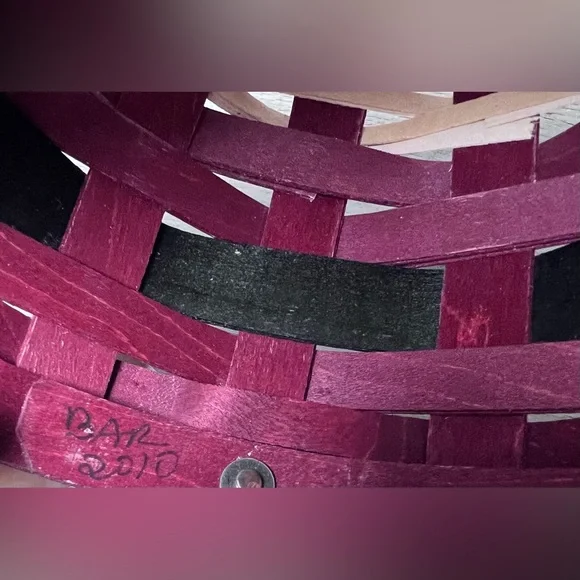 Longaberger NEW 1st Edition 2010 Santa Belly "Ho! Ho! Ho!" Basket Set Christmas - Picture 12 of 16